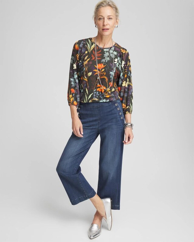 Touch of Cool Autumn Seamed Tee - image 2
